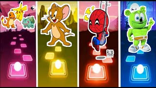 Pikachu 🆚 tom and Jerry 🆚 spider man 🆚 gummy bears ♦who is best?