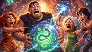 ALIEN Trouble Begins! A CRAZY Worm Causes Chaos Everywhere 😱🐛 | The Croods Cartoon