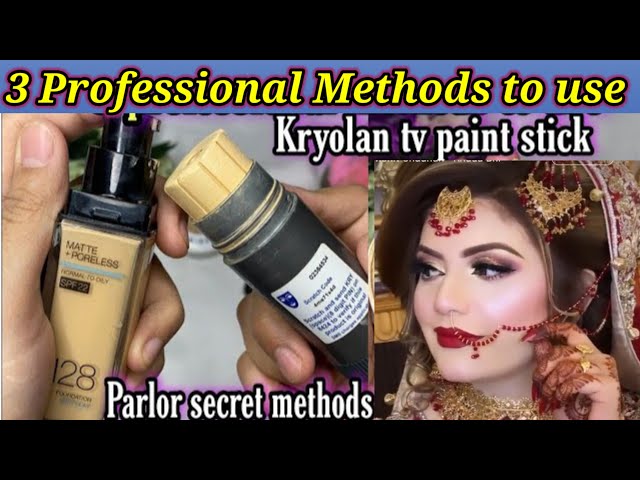 How to Apply Kryolan Tv Paint Stick Like a Pro