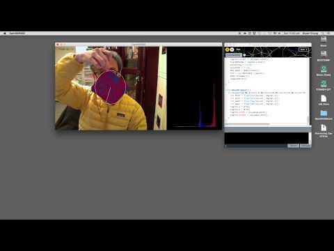 CamShift tracking demo in Processing