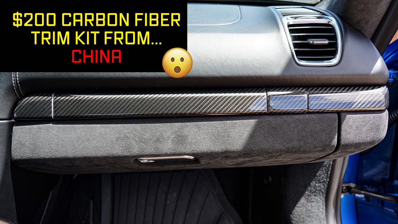 The $200 Porsche Carbon Fiber Interior Trim Kit - Shockingly Surprising