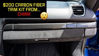 The 200 Porsche Carbon Fiber Interior Trim Kit - Shockingly Surprising