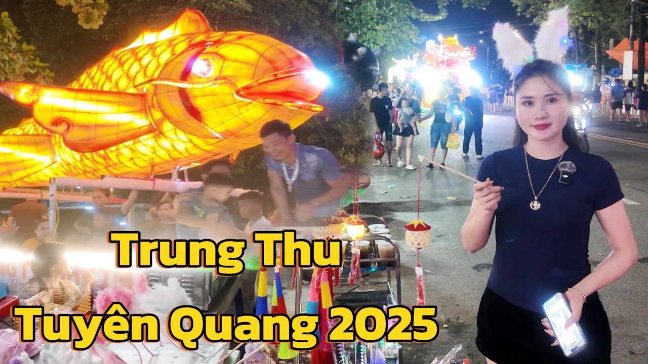 Rước đèn trung thu Tuyên Quang 2025