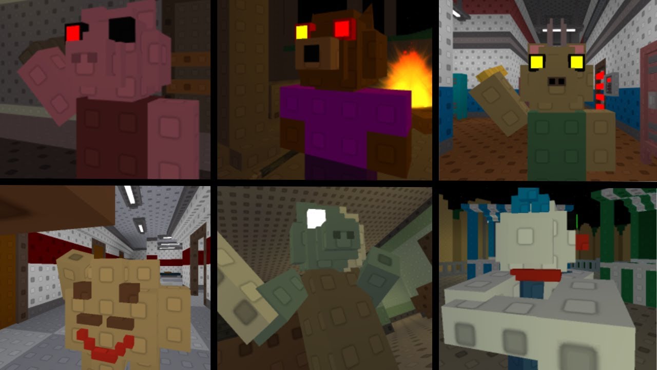 Pig-E ALL SKIN JUMPSCARES! (29 JUMPSCARES)