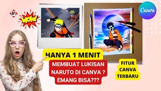 Tutorial Cara Membuat Gambar  lukisan Anime Naruto di Canva | Canva text to image screenshot 2