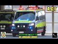 ⁴ᴷ ACT AMBULANCE SERVICE - ACTAS - Turnouts from Belconnen and Phillip ambulance stations