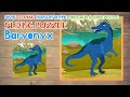Dinosaur Sliding Puzzle Baryonyx + More Kids Songs - 레오팡 공룡퍼즐 바리오닉스ㅣleopang