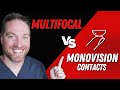 Multifocal VS Monovision Contacts // Contacts For Presbyopia