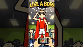 Stickman Gym Fail 😂 | Funniest Stickman Animation Ever #shorts