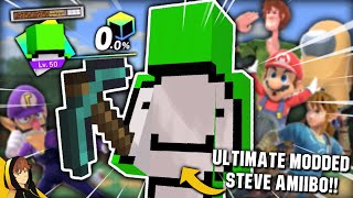 Modded Steve Amiibo In Smash Super Smash Bros. Ultimate Modded