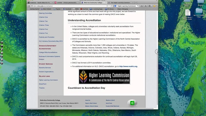 HLC (Higher Learning Commission) Site Visit