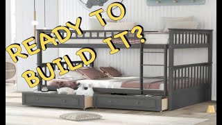Home Depot "Godeer" Full Size Mattress Bunk Bed Build & Quick Tips
