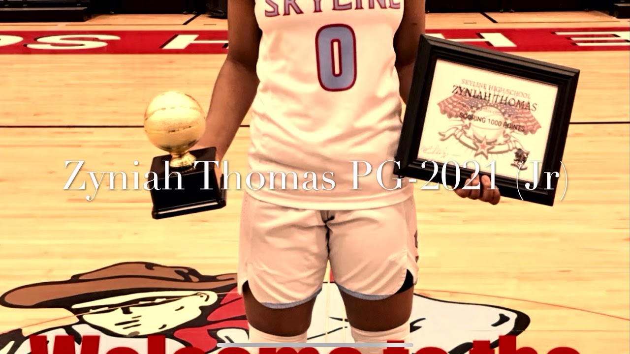 Top PG Basketball Player Class of 2021 Zyniah Thomas  (19-20 JR)