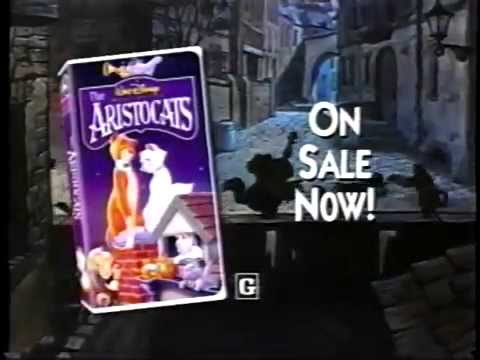 Disney The Aristocats VHS Commercial