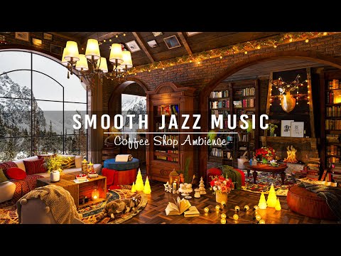 Smooth Jazz Instrumental Music in Cozy Coffee Shop Ambience ☕ Warm Jazz Music to Relax,Stress Relief