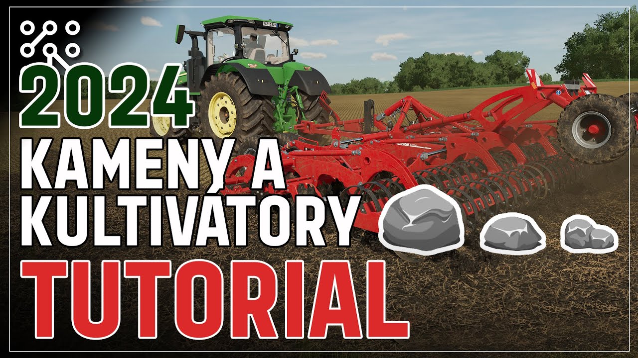 Přehled kulivátorů ve hře - TUTORIAL | Farming Simulator | Lets play | Česky