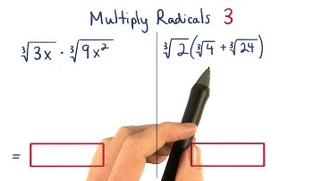 Multiply Radicals Practice 3 - Visualizing Algebra