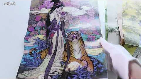 【仕女畫】華三川絕版月曆圖．彩色連環畫．meticulous painting - 天天要聞