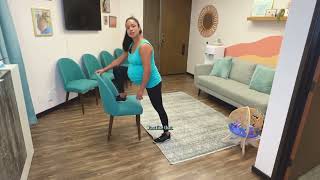 Deep chair lunges