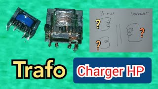 cara melilit trafo charger hp - banyak lilitan