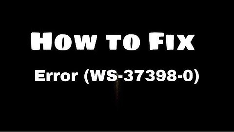 How To Fix PlayStation Error Sign In (WS-37398-0) In 2020!!!
