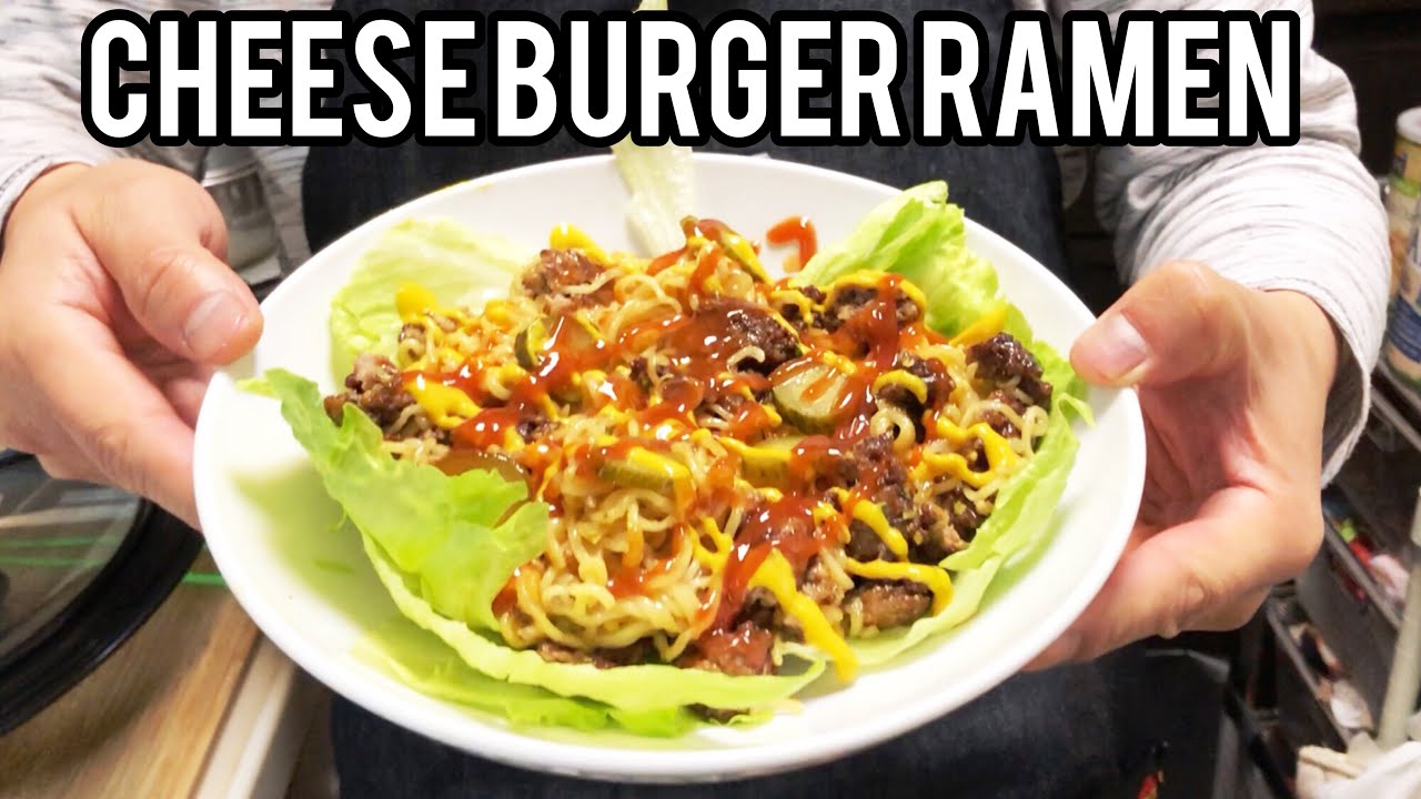 The Insanely Delicious Cheeseburger Ramen YouTube