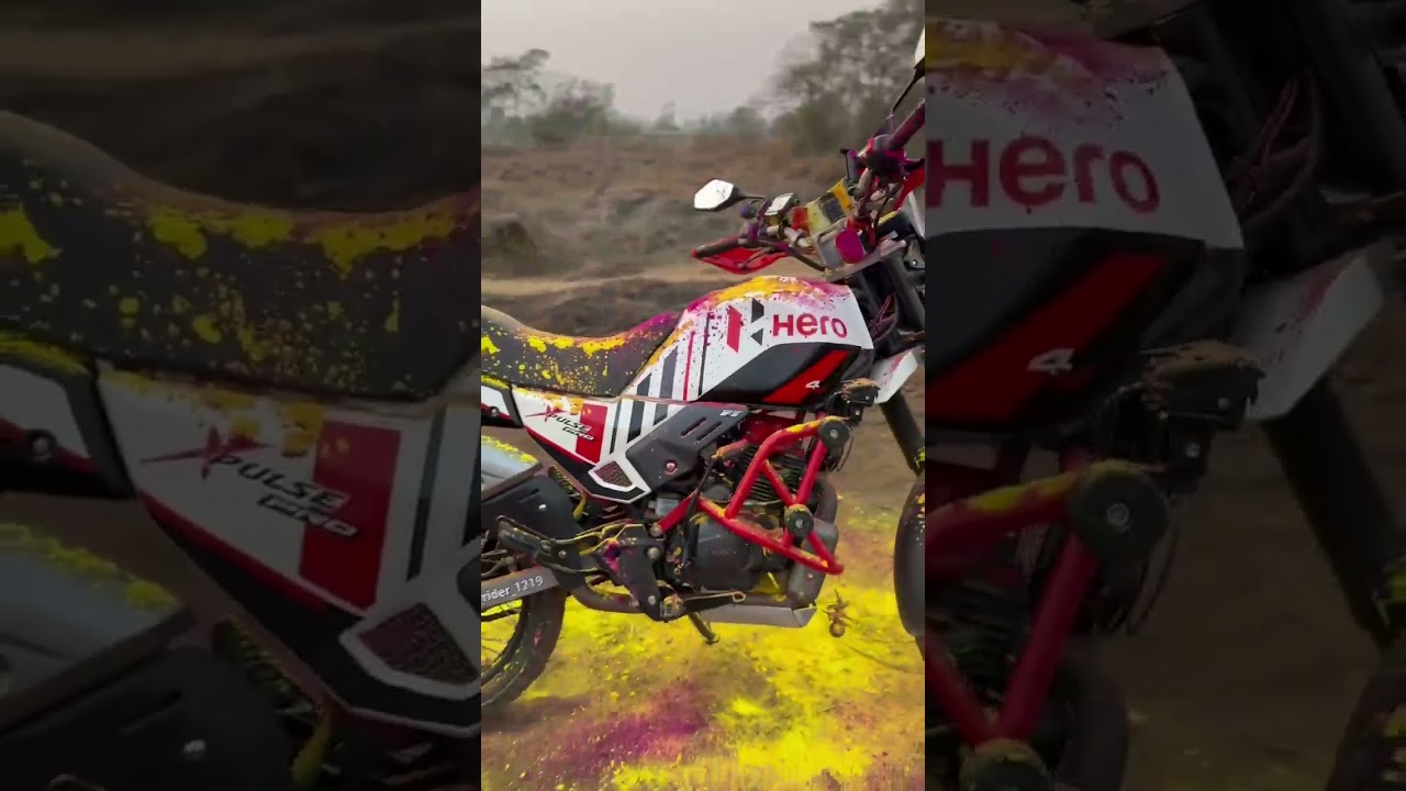 Every ride should be this colorful! 🌈🏍️ 