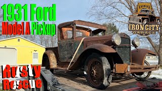 Barn Find 1931 Ford Model A Pickup