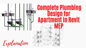 #04. Complete Plumbing Design for Apartment in Revit MEP.| Explanation