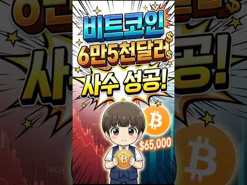 비트코인, 기술주 약세 속 6만5천 달러 버티기