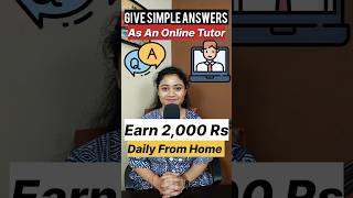 Give Simple Answers & Earn 2000 Daily. Work From Home Jobs 2023. Earn Money Online. shorts viral