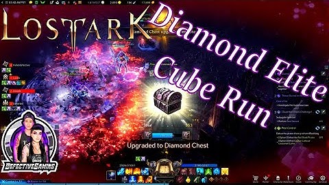 Diamond Elite Cube run on Lost Ark Sorceress Gameplay