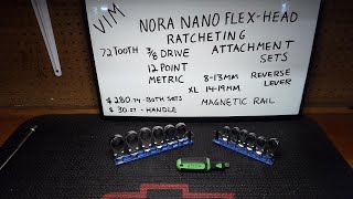 VIM NORA NANO FLEX HEAD RATCHETING ATTACHMENTS, FIRST IMPRESSIONS 🤔