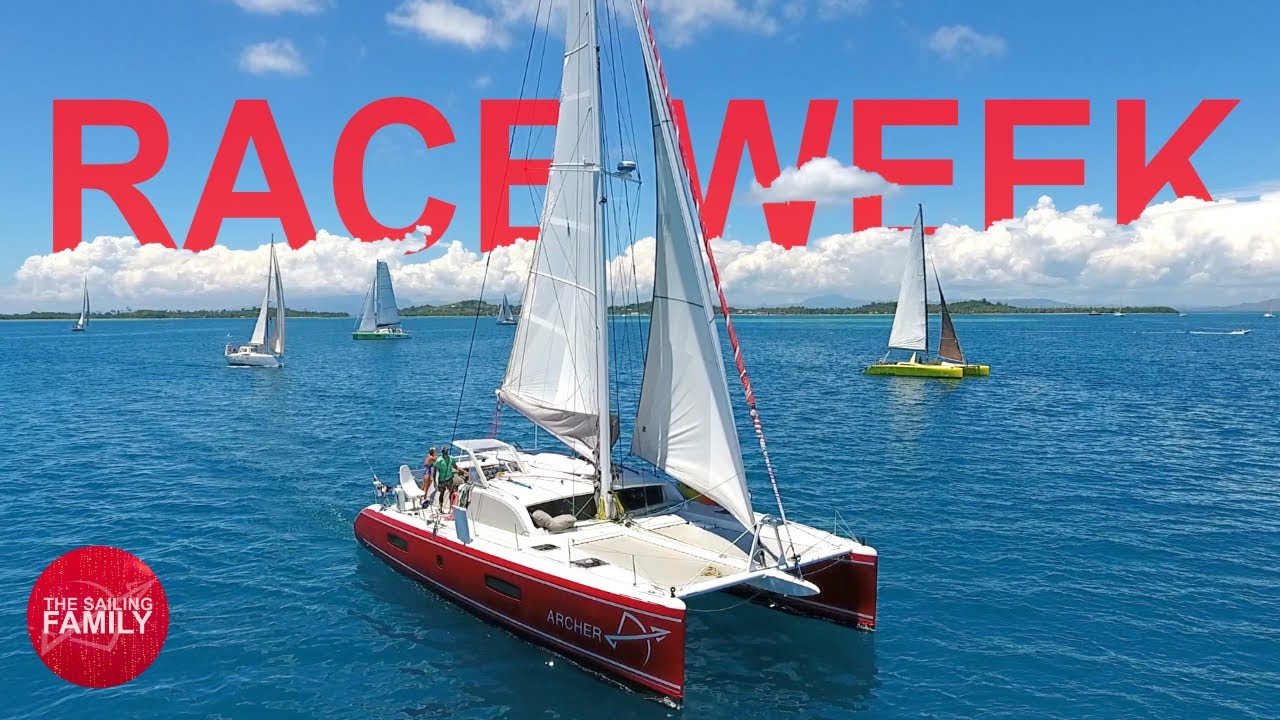 Can you race a cruising catamaran (and win!)? [🎥65🇫🇯]
