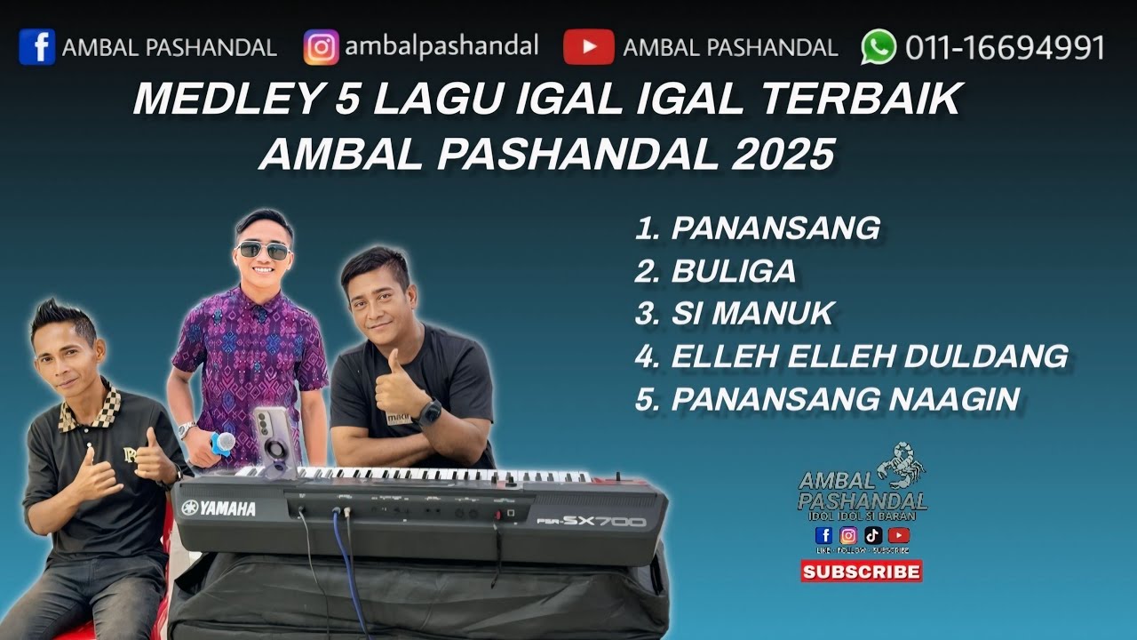 MEDLEY 5 LAGU IGAL IGAL TERBAIK 2025 - AMBAL PASHANDAL