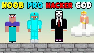 NOOB vs PRO vs HACKER vs GOD - Story and PvP Game! screenshot 2