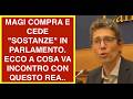 MAGI COMPRA E CEDE "SOSTANZE" IN PARLAMENTO. ECCO A COSA VA INCONTRO CON QUESTO REA..