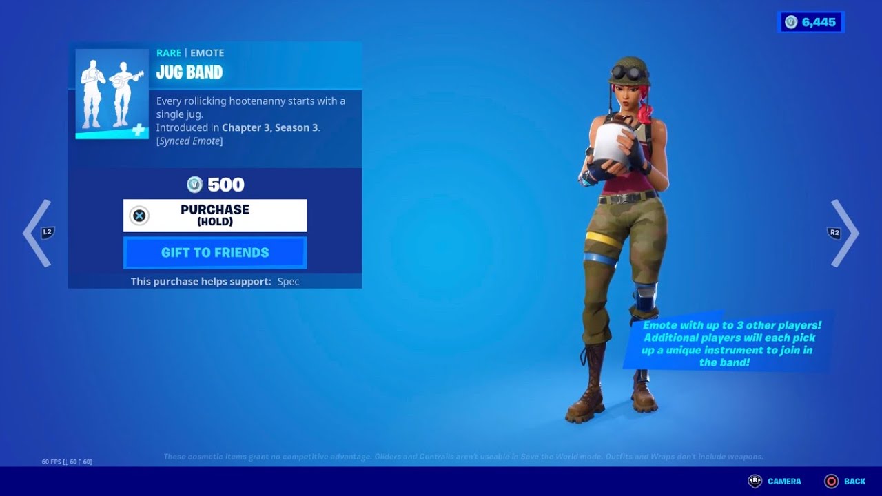 *NEW* Jug Band Emote! (Lady Gaga Poker Face Emote) YouTube
