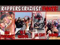 Moments Of Rappers Craziest FIGHTS! (NBA Youngboy, NLE Choppa, Lil Tjay)