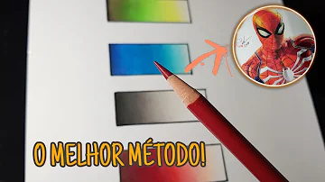 Qual a técnica de pintura com lápis de cor?