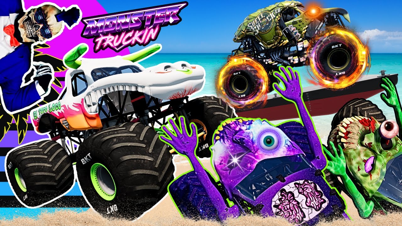 Monster Jam INSANE Racing, Freestyle and High Speed Jumps