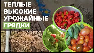 Никого не слушайте! Меня можно) Высокие, теплые грядки как они есть! Супер-урожай!