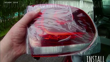 Mk6 GTI golf R led tail lamp install