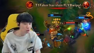Doinb Reaction T1 DESTROYING FLY / MSI 2024