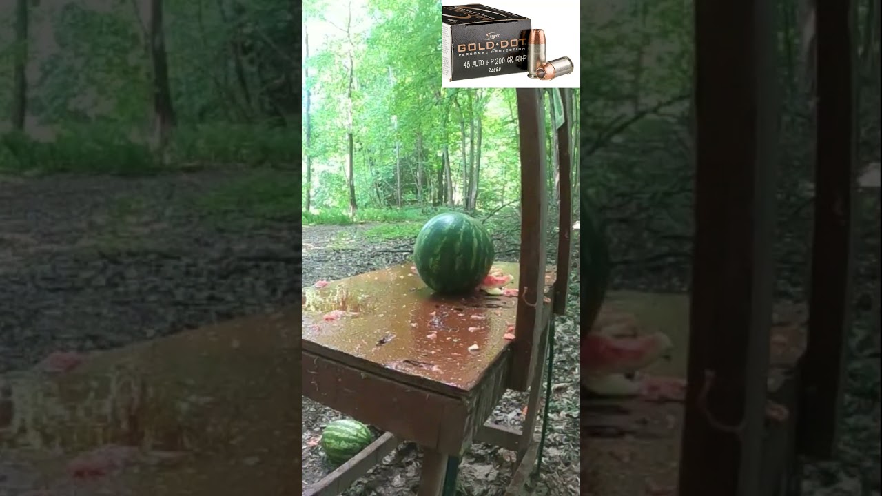 🍉Watermelon Test🍉 - 10mm, .357 Sig, .45 ACP & .40 S&W