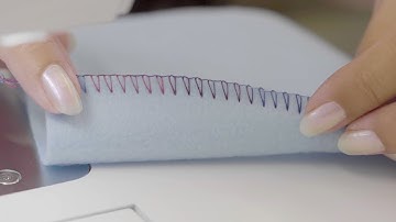 L 850 Overlocker / Serger: 2-Thread Blanket Stitch, 2-Thread Overlock