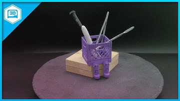 Crate with Flexi Legs #timelapse #3dprinting #adafruit