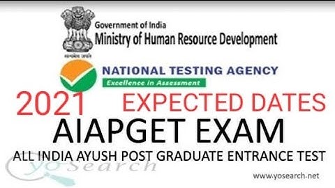 #AIAPGET2021 #EXPECTED #DATES