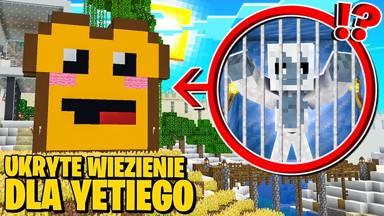 Zbudowałem UKRYTE WIĘZIENIE DLA YETIEGO w Minecraft!