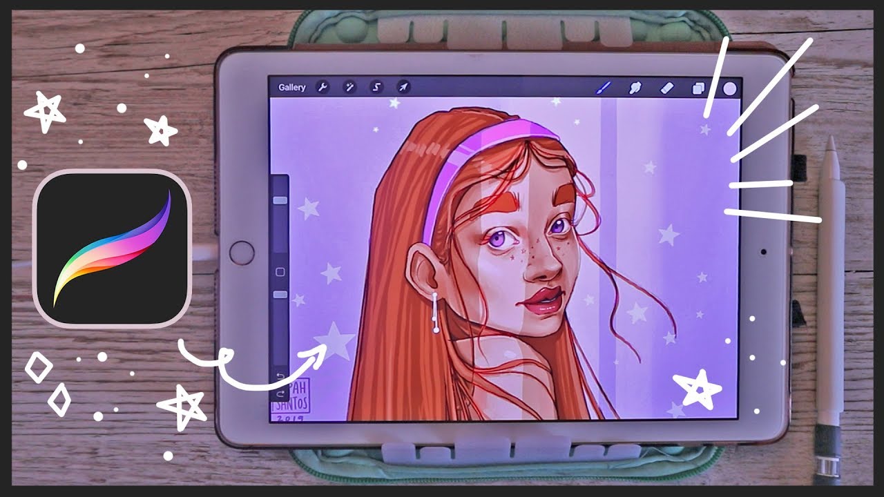 Procreate Drawings Tutorial : Easy Drawing Tutorial For Procreate ...